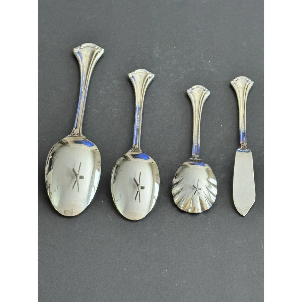 Wallace RESPLENDENCE Tablespoon Teaspoon Sugar Spoon‎ Master Butter Knife (4)